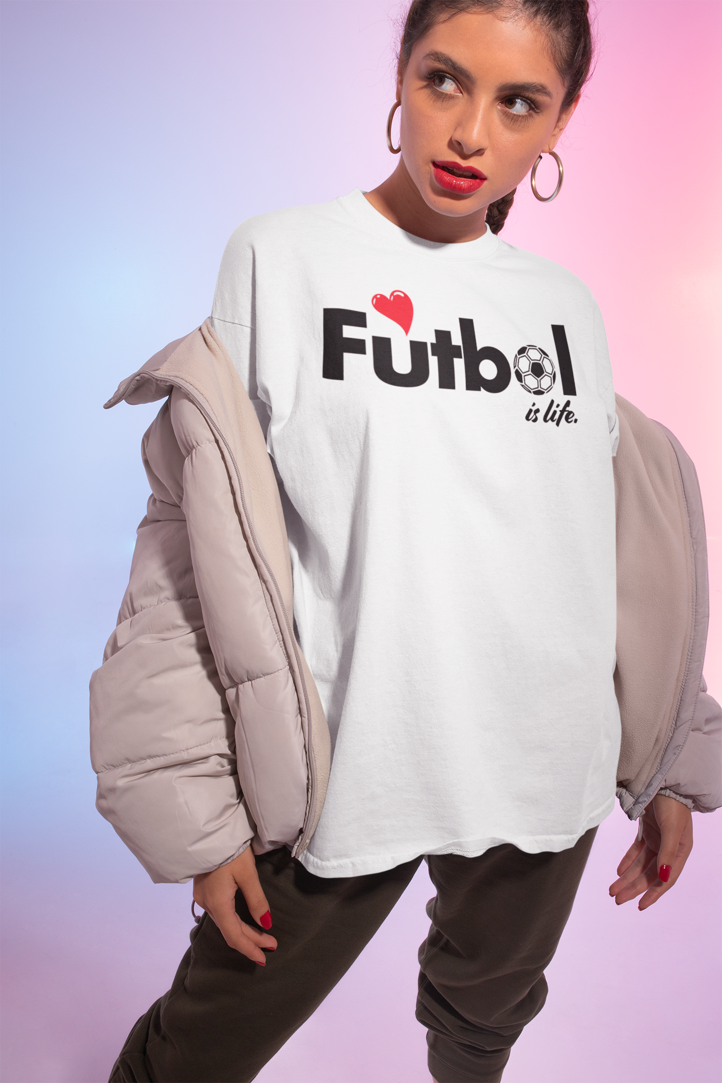 The "Fútbol Is Life" Premium Tee