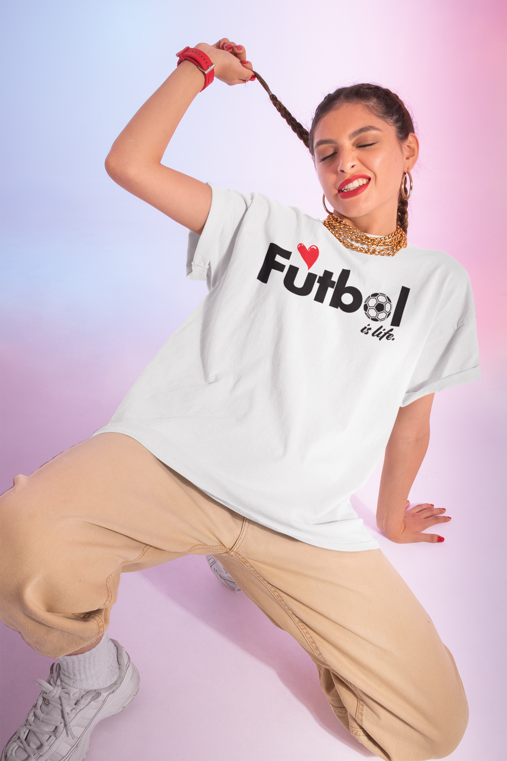 The "Fútbol Is Life" Premium Tee