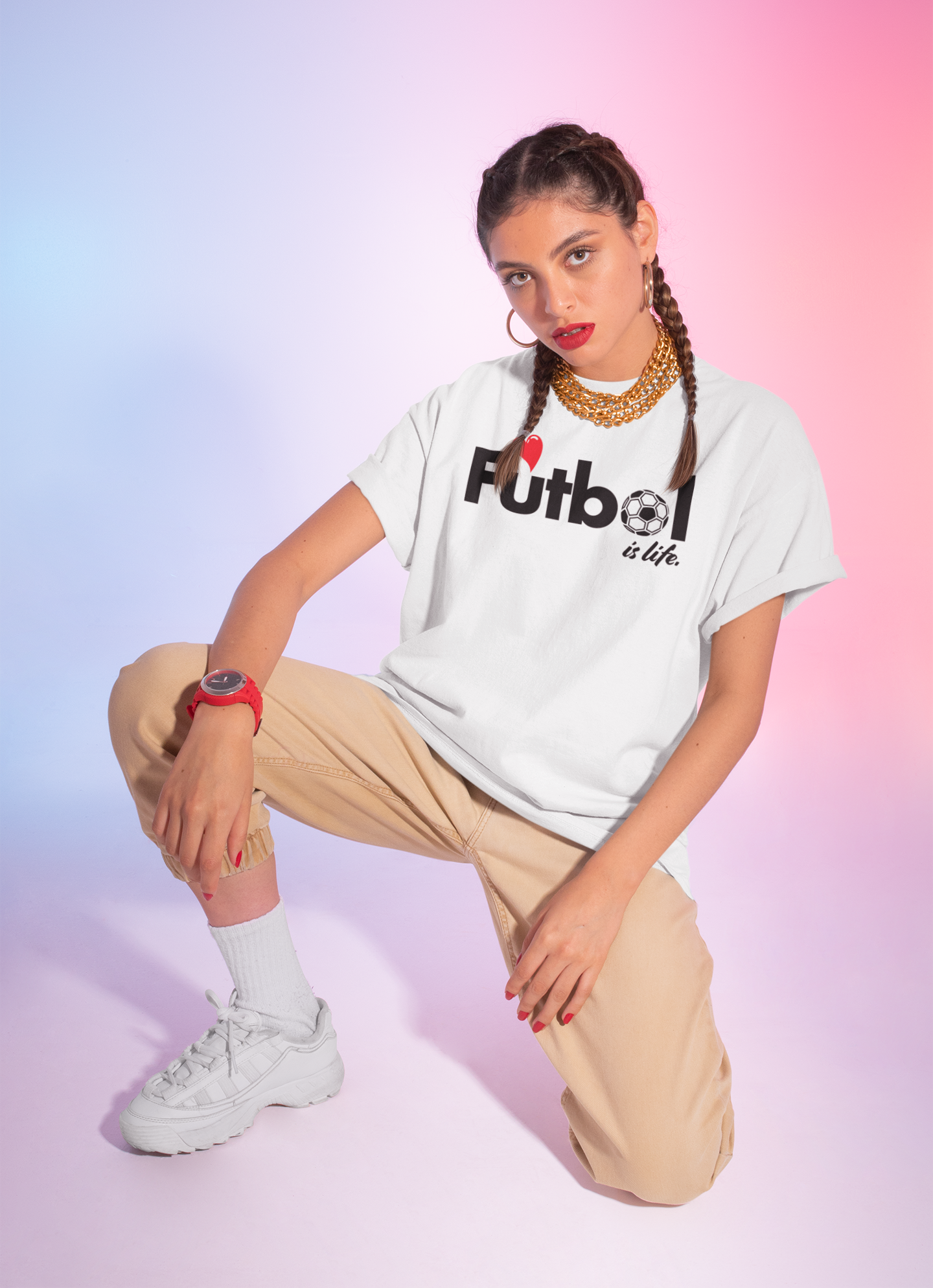 The "Fútbol Is Life" Premium Tee