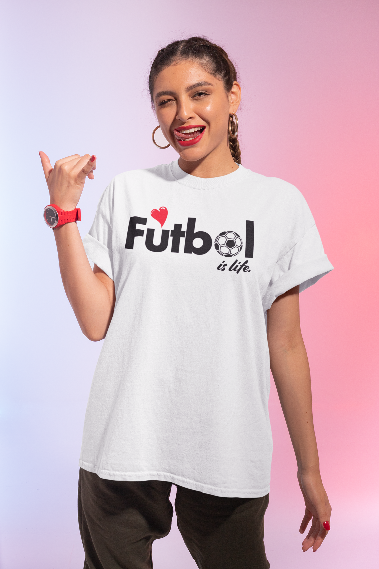 The "Fútbol Is Life" Premium Tee